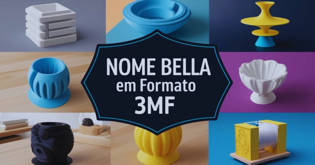 Nome Bella em Formato 3MF