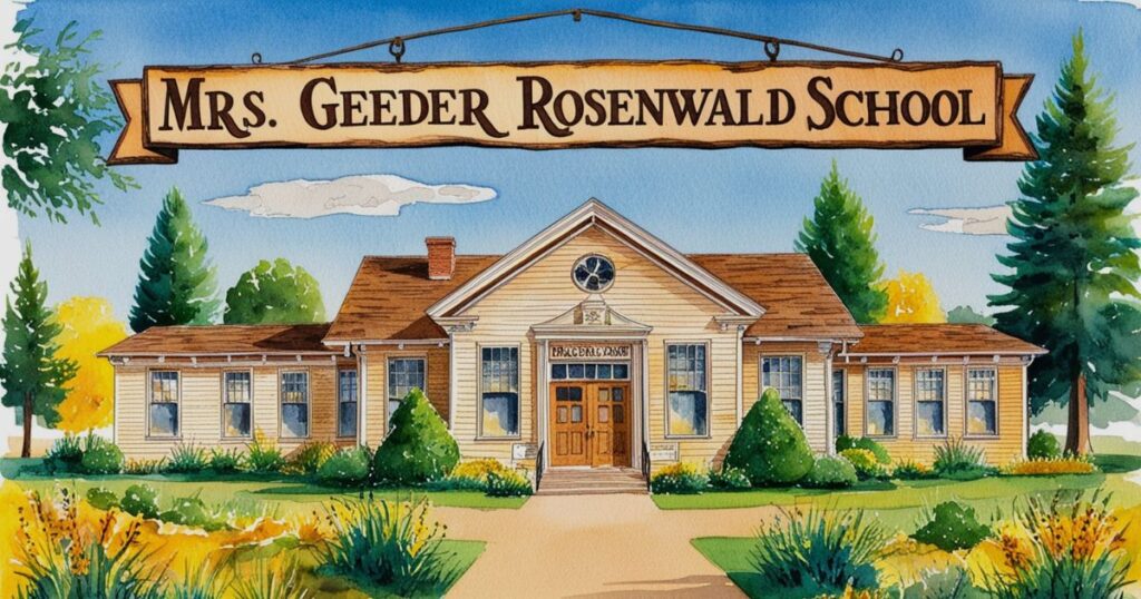 Mrs. Geeder Rosenwald School